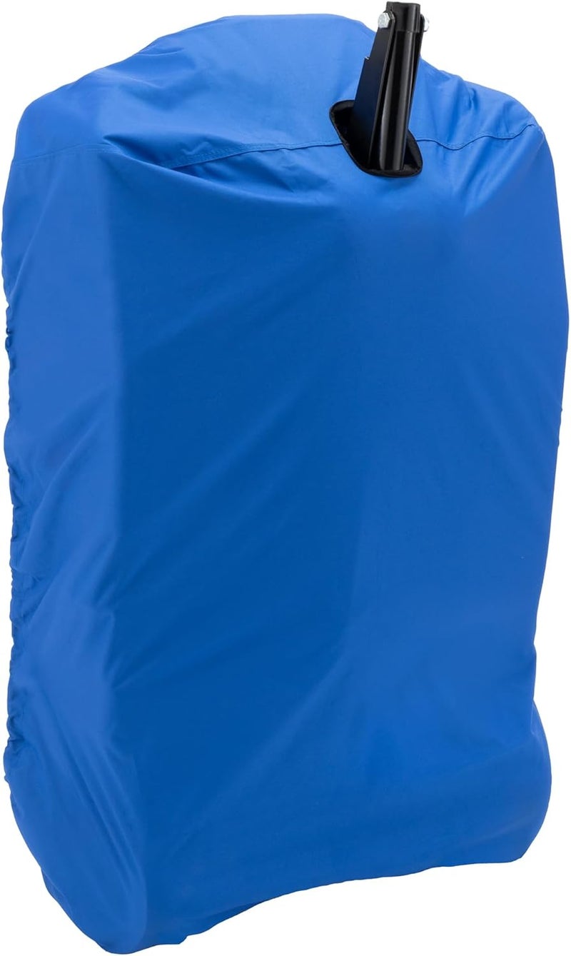 RecPro RV Portable Waste Tank Cover | Heavy-Duty Polyester | Water & Weather Resistant | Protects Portable Waste Tanks On the Road or in Storage | Black or Blue Options (Blue) - Image 1